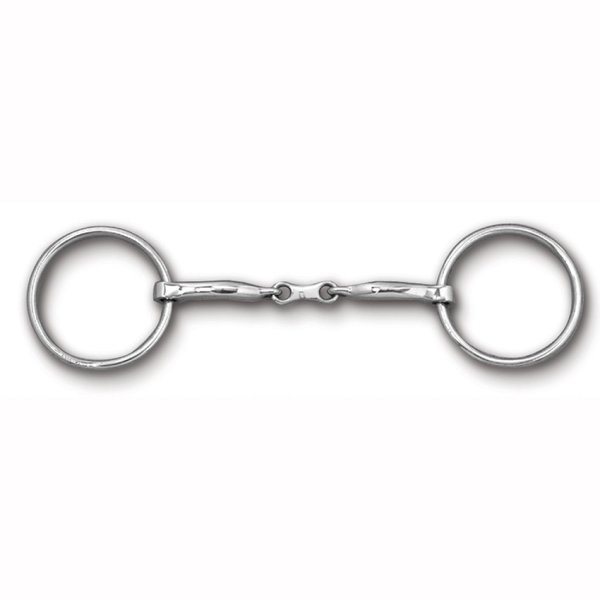 Myler Loose Ring Bit with French Link Snaffle