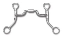 Myler Bit HBT Shank with Medium Wide Port Comfort Snaffle