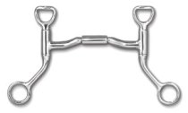 Myler Bit HBT Shank Mullen Forward Tilt Ported Barrel