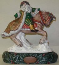 Scottish Santa on Clydesdale