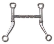 Myler Bit Flat Shank with Mullen Triple Barrel