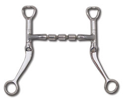 Myler Bit Flat Shank with Mullen Triple Barrel