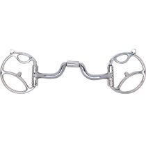 Myler Western Dee Bit with Hooks Low Ported Barrel Narrow
