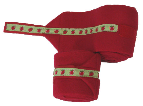 Perri's Ribbon Pony Polo Wraps Red