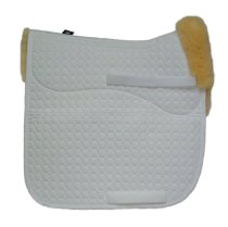 EA Mattes Dressage Pad with Sheepskin Panels