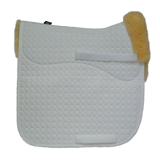 EA Mattes Dressage Pad with Sheepskin Panels