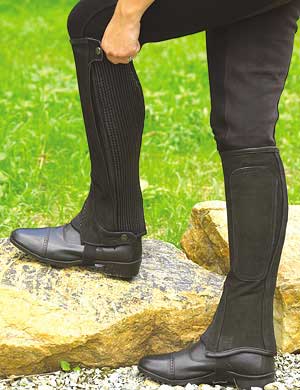 Premium Suede Adult Half Chaps