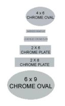 Burlingham Sports Chrome Engraved Plates