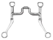 Myler Correctional Ported Barrel Shank Bit