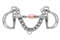 Korsteel Double Hinged Uxeter Kimberwicke Snaffle Bit