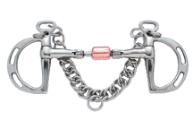 Korsteel Double Hinged Uxeter Kimberwicke Snaffle Bit
