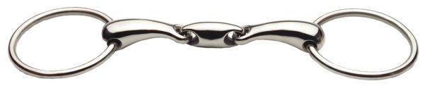 JP Korsteel Loose Ring Snaffle Oval Link Bit