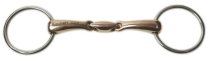 JP Korsteel Loose Ring Snaffle Oval Link Copper Mouth