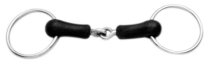 Korsteel Loose Ring Snaffle Hard Rubber Mouth
