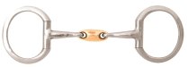 JP Korsteel Eggbutt Snaffle Copper Oval Link
