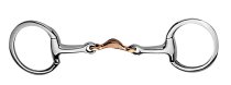 Korsteel Eggbutt Snaffle Copper Quarter Moon Mouth