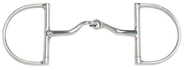 JP Korsteel Snaffle Jointed Port Hunter Dee