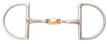 JP Korsteel Snaffle Copper Oval Link Hunter Dee