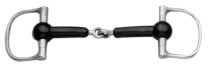 Korsteel Snaffle Hard Rubber Mouth Dee