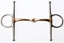 JP Korsteel Snaffle Copper Mouth Full Cheek