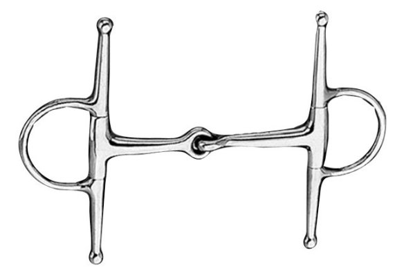 Korsteel Medium Weight Eggbutt Full Cheek Snaffle