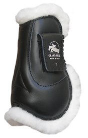 Grand Prix Sheepskin Ankle Boots BROWN