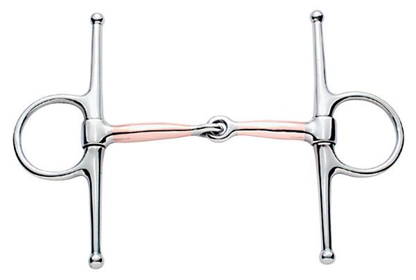 Korsteel Copper Mouth Inlay Full Cheek Snaffle