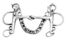 Korsteel Eggbutt Joined Mouth Pelham Snaffle Bit