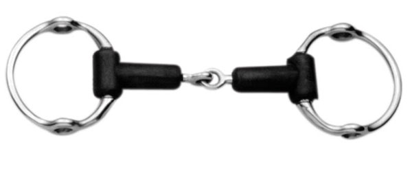 Korsteel Soft Rubber Mouth Gag Snaffle Bit