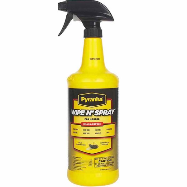 Pyranha Wipe N' Spray Fly Protection