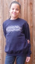Cruel Girl Star Burst Pullover Sweatshirt M