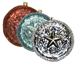 Glass Star Ornaments
