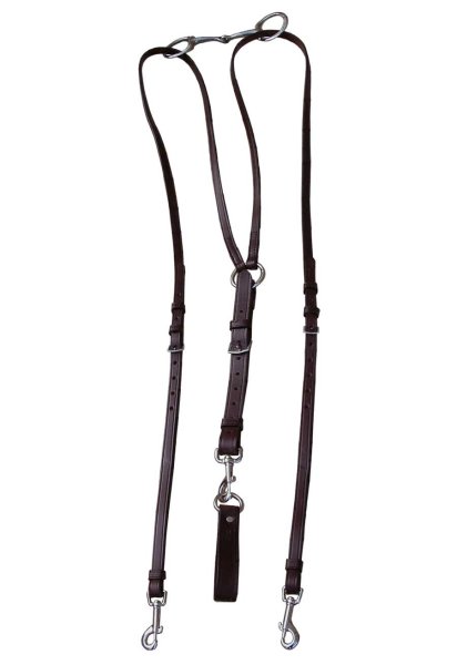 Tory Leather Deluxe Sliding Side Reins With Snaps