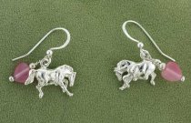 Chippendale Frolicking Horse Earrings