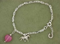 Chippendale Trotting Horse Charm Bracelet