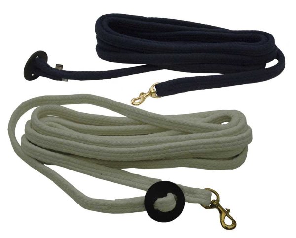 Tory Braided Cotton Lunge Line With Snap