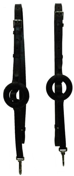Tory Leather Donut Side Reins