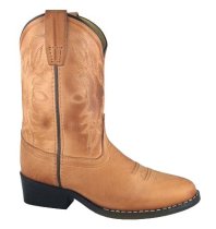 Smoky Mountain Bomber Tan Western Boot for Youth 7