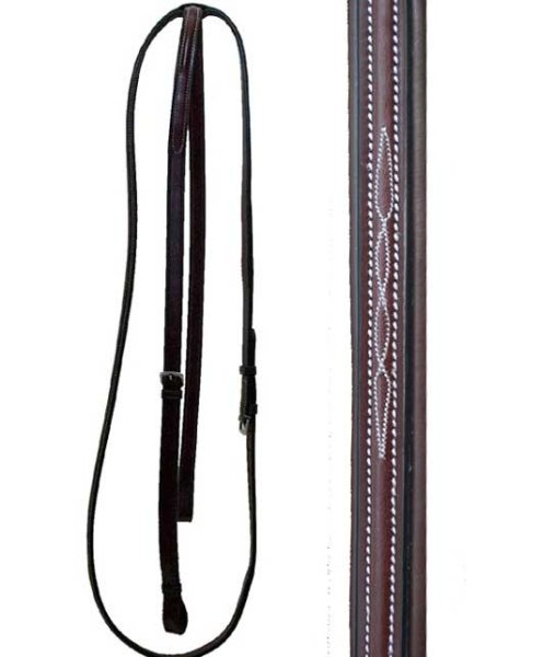 KL Select Red Barn Fancy Round Raised Standing Martingale
