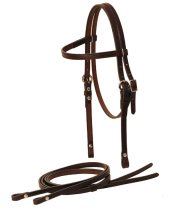 Tory Leather 5/8″ Brow Band Pony Filling Headstall