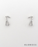 Loriece Sterling Hoof Pick Earrings