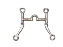 Myler Bit Flat Shank with Cyprium Correctional Low Port