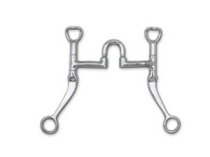 Myler Bit Flat Shank with Sweet Iron Correctional Port