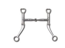 Myler Bit Flat Shank with Sweet Iron Snaffle