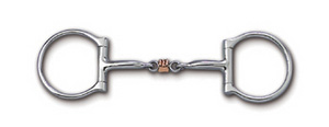 Myler Western Dee Bit with Bristol Snaffle Copper Roller