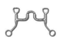 Myler Bit HBT Shank with Correctional Copper Inlay Mouth
