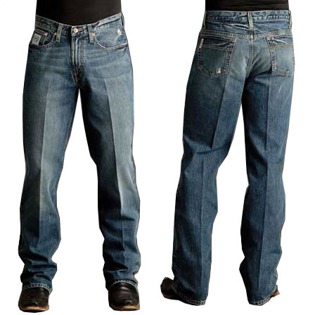 Cinch Men's White Label Medium Stone Western Jeans