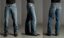 Cinch Men's White Label Medium Stone Western Jeans